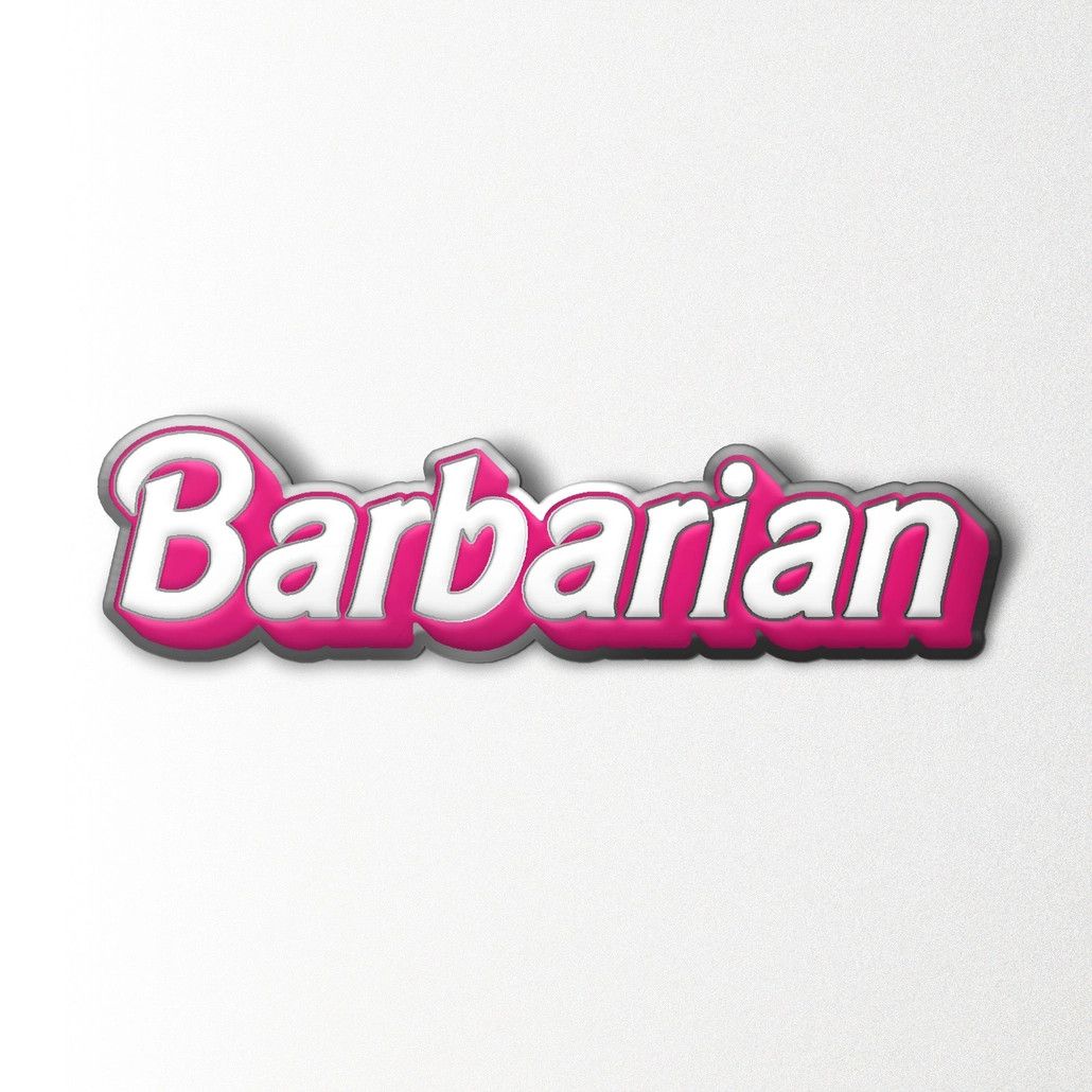 PIN - PINK BARBARIAN