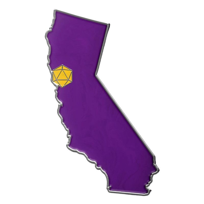 PIN - D20 CALIFORNIA