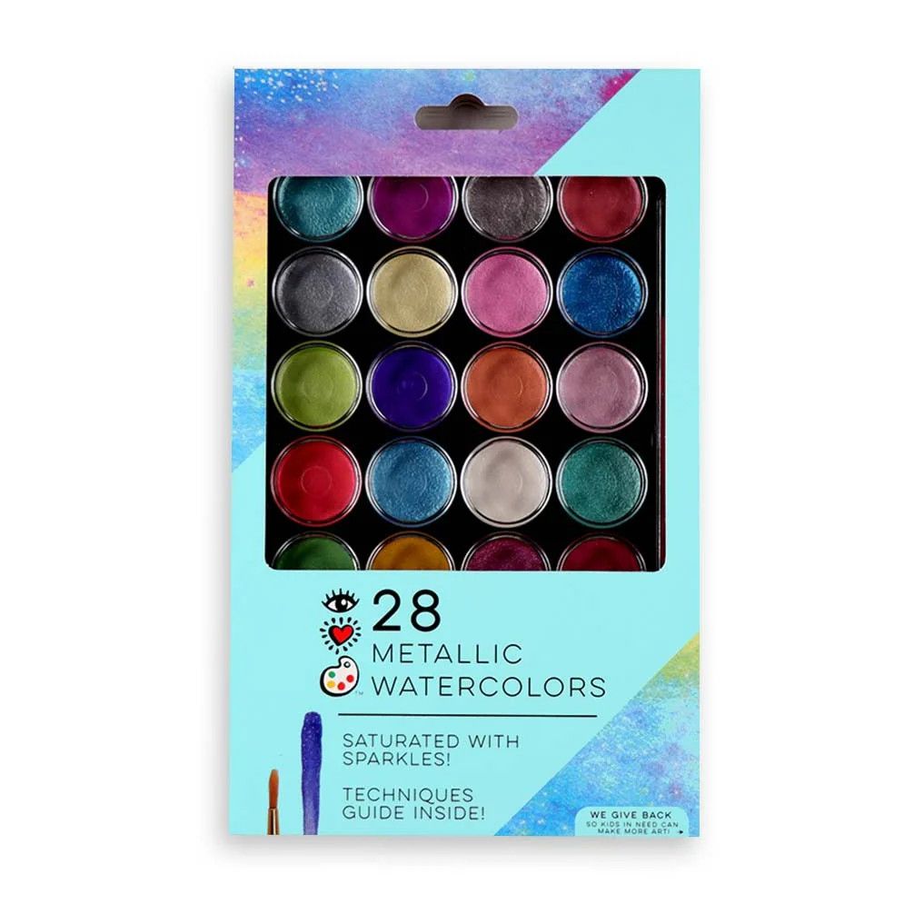 WATERCOLORS - METALLIC (28)