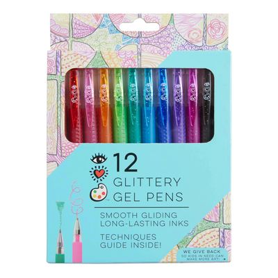 PENS - GLITTER GEL (12)