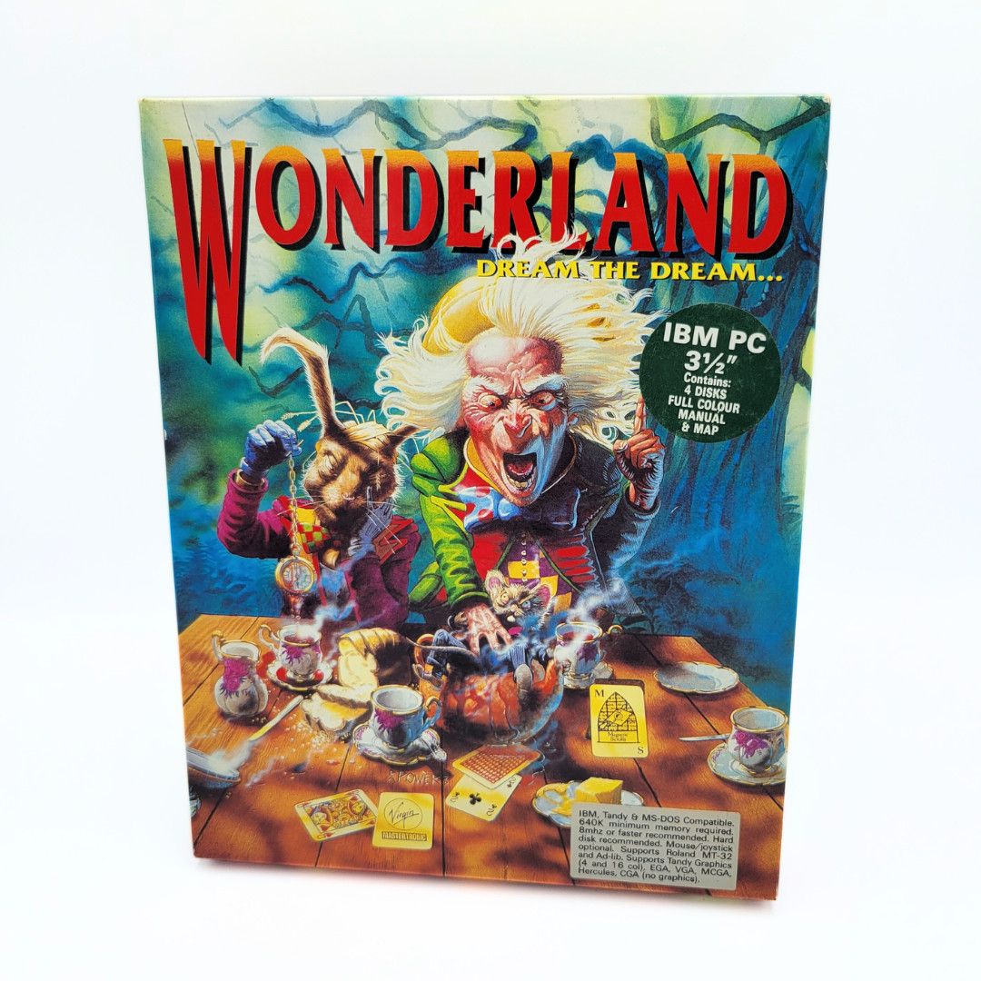 WONDERLAND 3.5&quot; Disk PC Game (Used, 1990)
