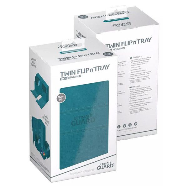 DECK BOX:  TWIN FLIP`N`TRAY: 200+: PETROL