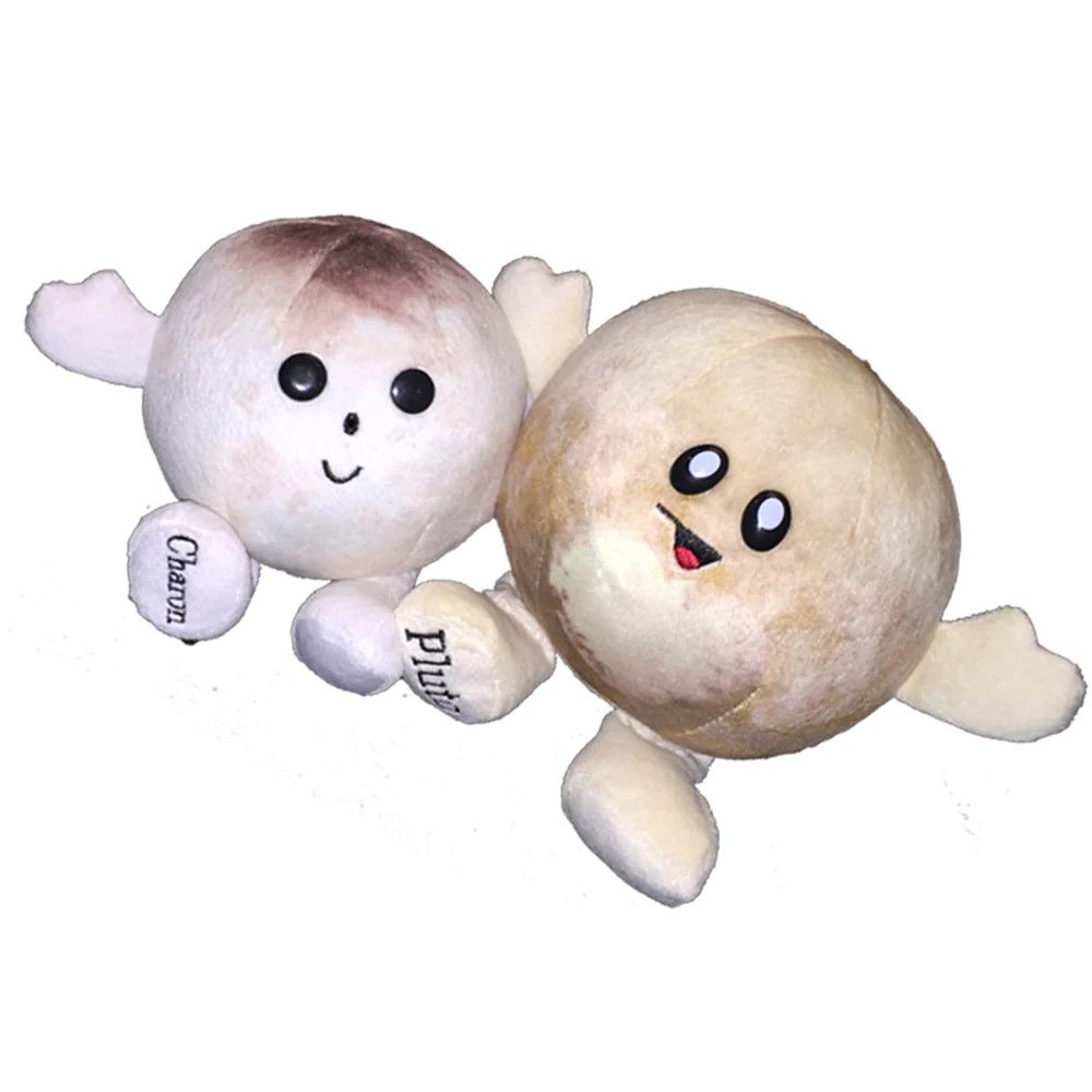 PLUSH PLUTO AND CHARON BUDDIES