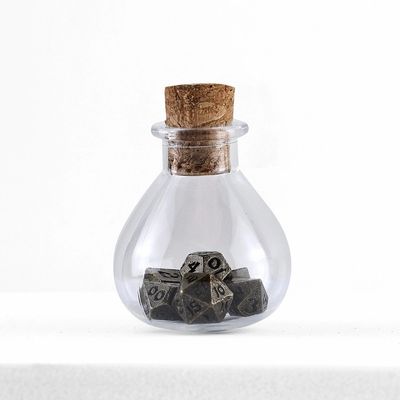 hym DICE SET 7 METAL MINI UNSEELIE - ANCIENT BRONZE