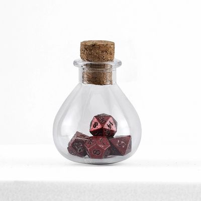 hym DICE SET 7 METAL MINI UNSEELIE - RED