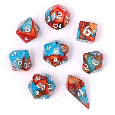 hym DICE SET 8 WYRMFORGED ROLLERS - BARD&#39;S CLOAK