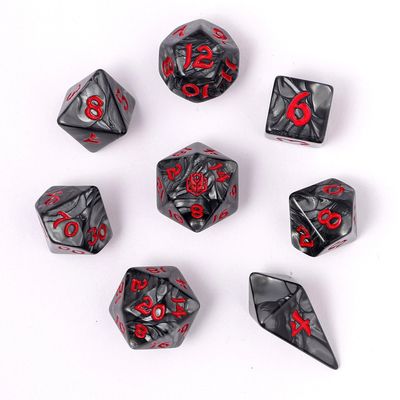 hym DICE SET 8 WYRMFORGED ROLLERS - IRON GOLEM