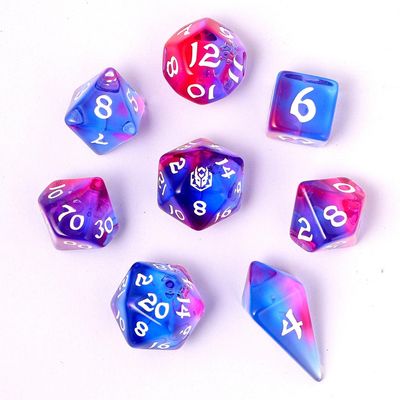 hym DICE SET 8 WYRMFORGED ROLLERS - UNICORN TEARS