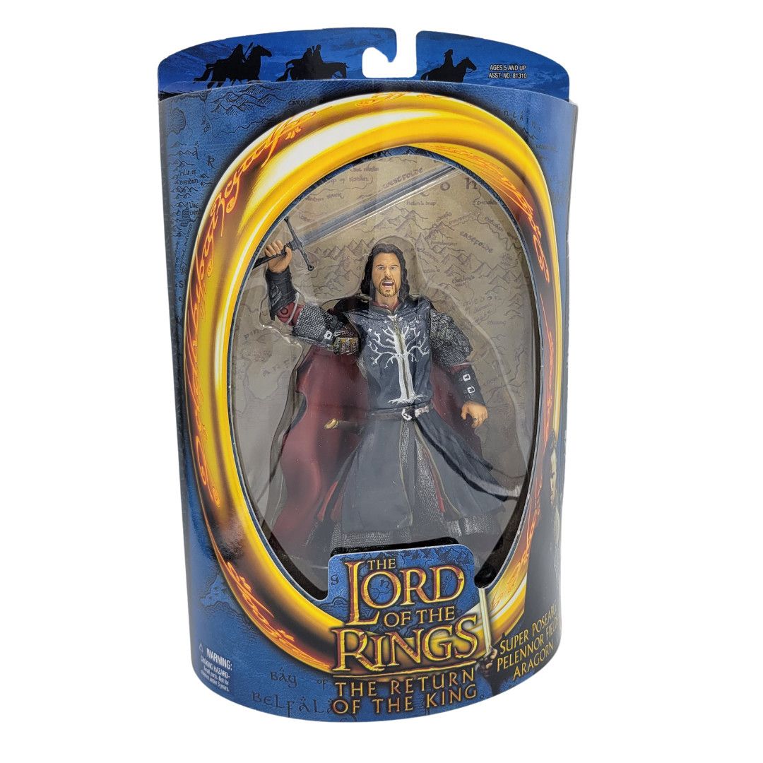LotR: RETURN OF THE KING FIGURE - SUPER POSEABLE PELENNOR FIELDS ARAGORN