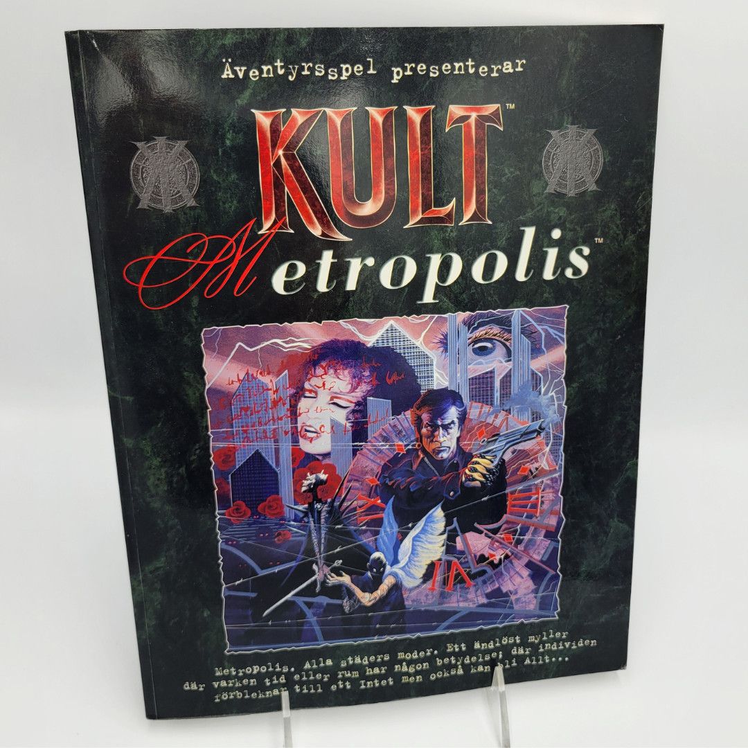 KULT RPG: METROPOLIS SOURCEBOOK (Swedish, 1994)
