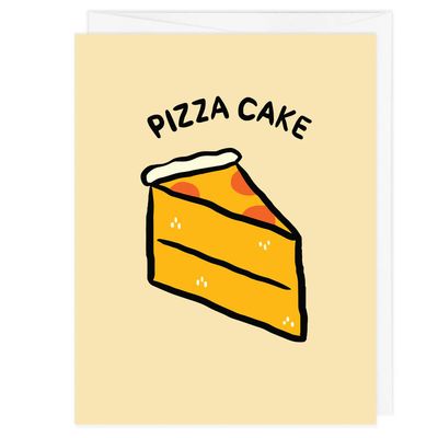 CARD - PIZZA CAKE