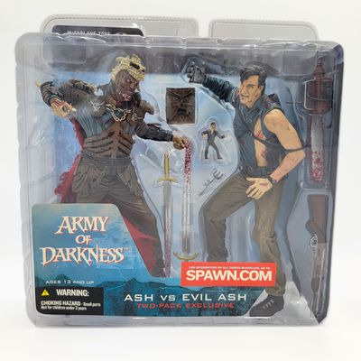 ARMY OF DARKNESS FIGURE - ASH VS EVIL ASH 2-PACK (2002)