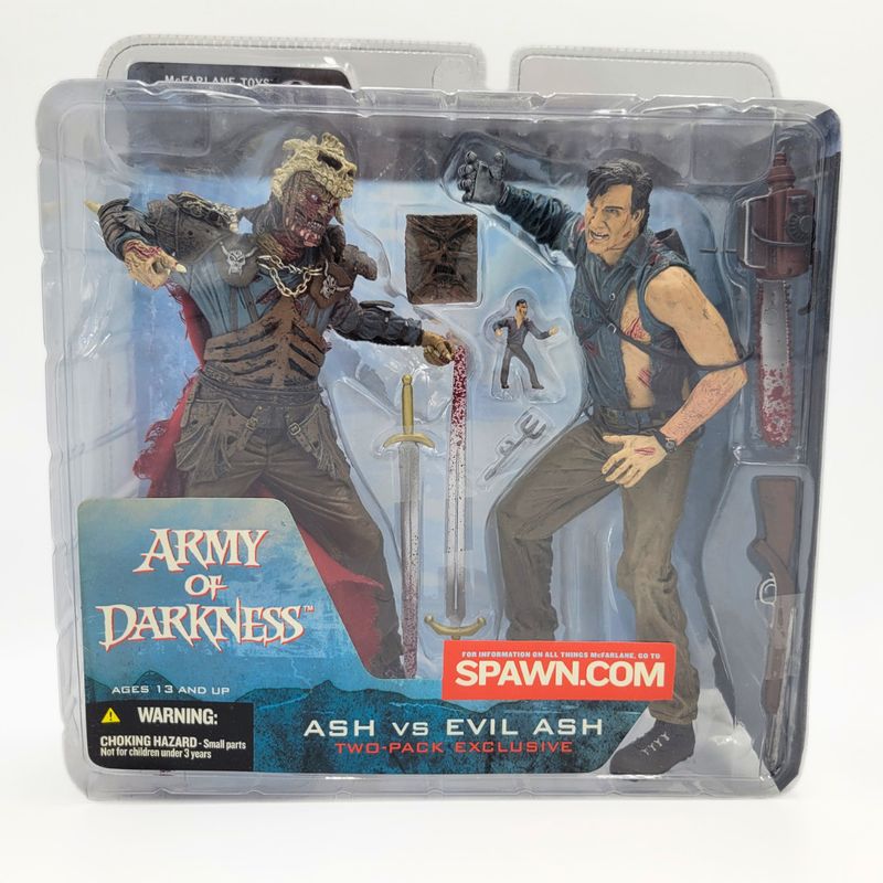 ARMY OF DARKNESS FIGURE - ASH VS EVIL ASH 2-PACK (2002)