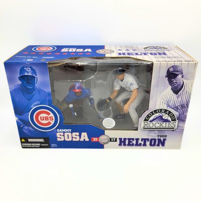 MLB SERIES 10 CUBS SAMMY SOSA &amp; ROCKIES TODD HELTON 2-PACK