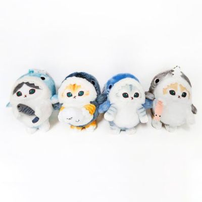 MOFUSAND SHARK COSTUME CHARM/KEYCHAIN 4.5&quot; (12 cm)