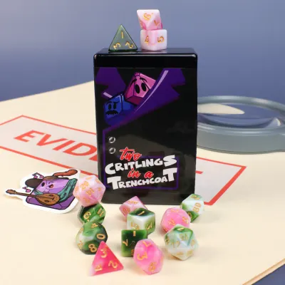 MYSTERY DICE SET 7 MINI - TWO CRITLINGS IN A TRENCHCOAT (2 Sets)