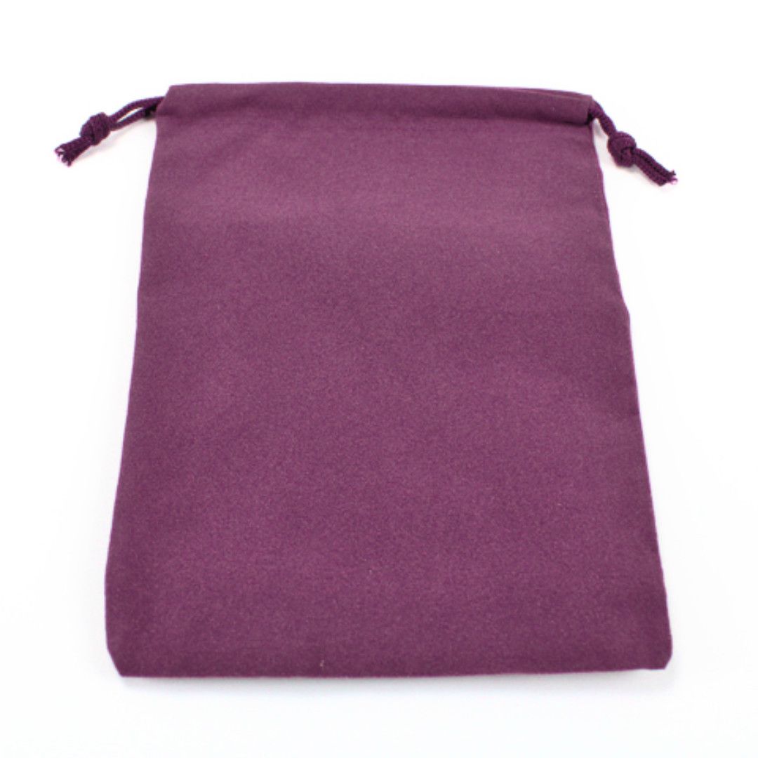 DICE BAG: SUEDECLOTH PURPLE (L)
