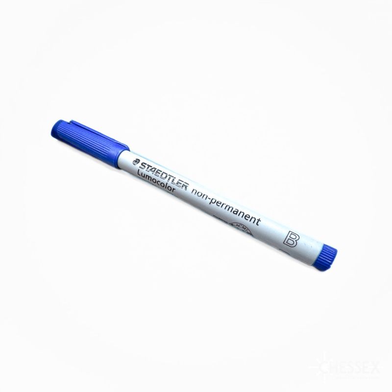 WATER SOLUBLE MARKER PEN 1.0-2.5mm BLUE