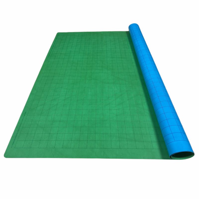 MEGAMAT REVERSIBLE 1&quot; BLUE-GREEN SQUARES