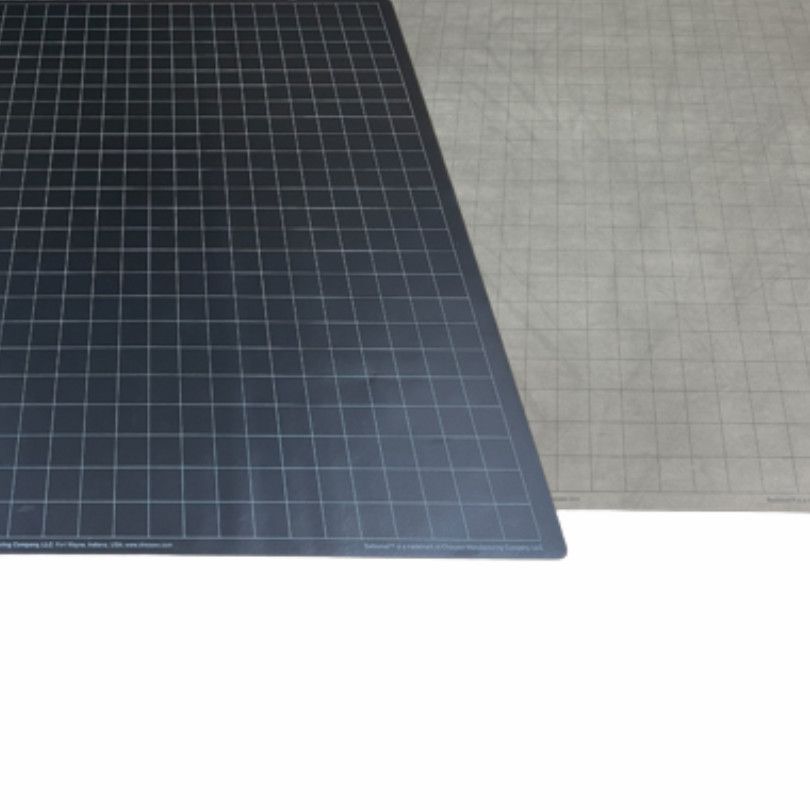 MEGAMAT REVERSIBLE 1&quot; BLACK-GREY SQUARES Factory Second