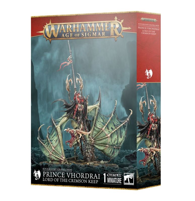 thumbnail image 2 of Games Workshop Soulblight Gravelords Prince Vhordrai – Lord Of The Crimson Keep 2 of 5