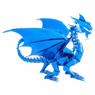 3D METAL EARTH BLUE DRAGON