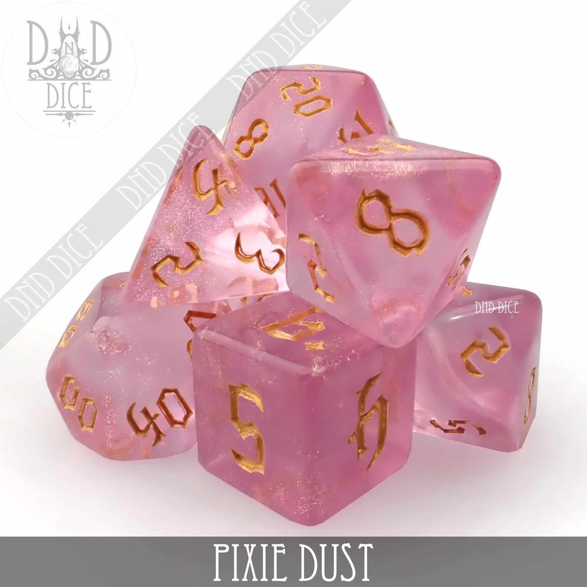 dnd DICE SET 7 PIXIE DUST