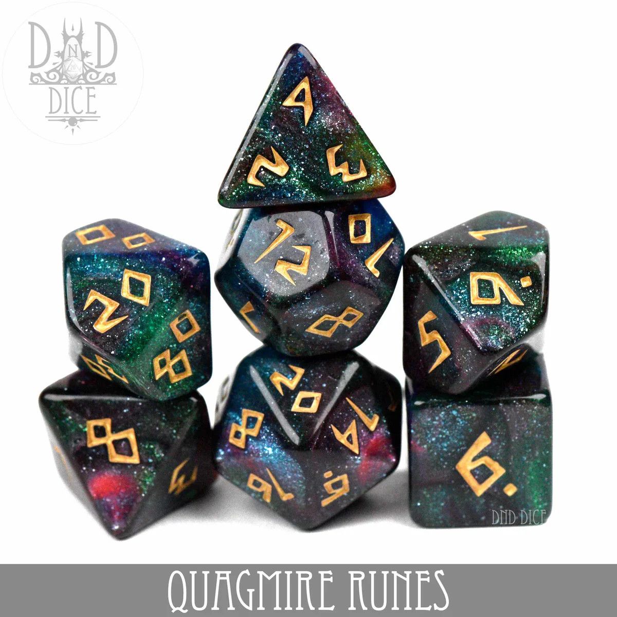 dnd DICE SET 7 QUAGMIRE RUINS
