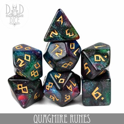 dnd DICE SET 7 QUAGMIRE RUINS