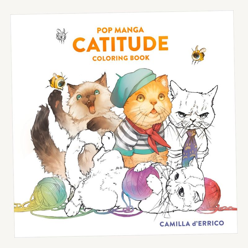 COLORING BOOK POP MANGA CATITUDE