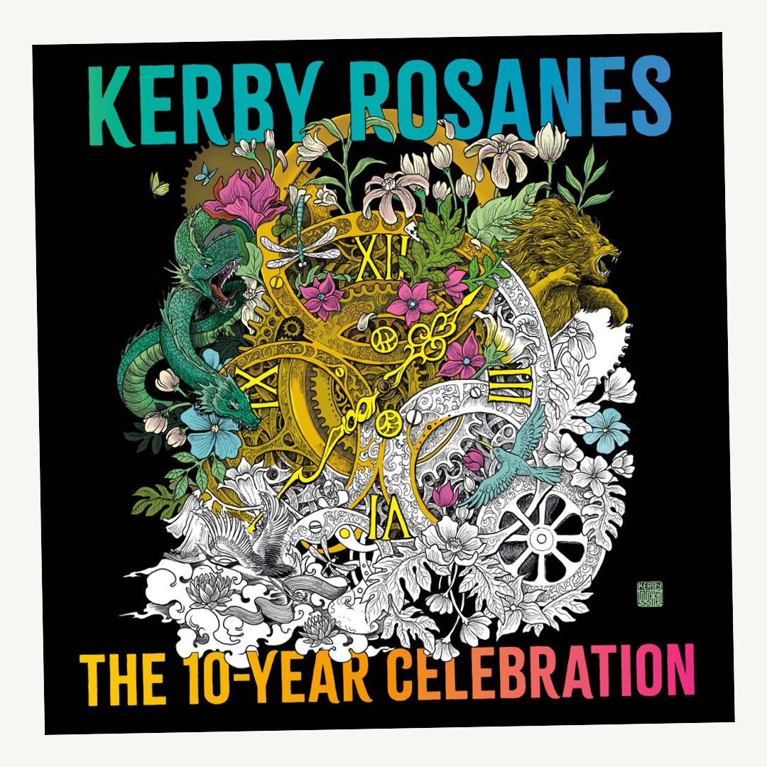 COLORING BOOK KERBY ROSANES: 10-YEAR CELEBRATION