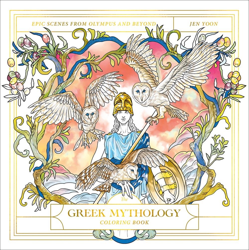 COLORING BOOK GREEK MYTHOLOGY