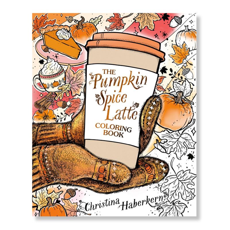 COLORING BOOK PUMPKIN SPICE LATTE
