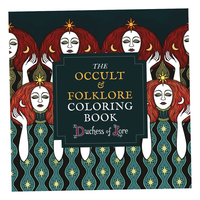 COLORING BOOK OCCULT &amp; FOLKLORE