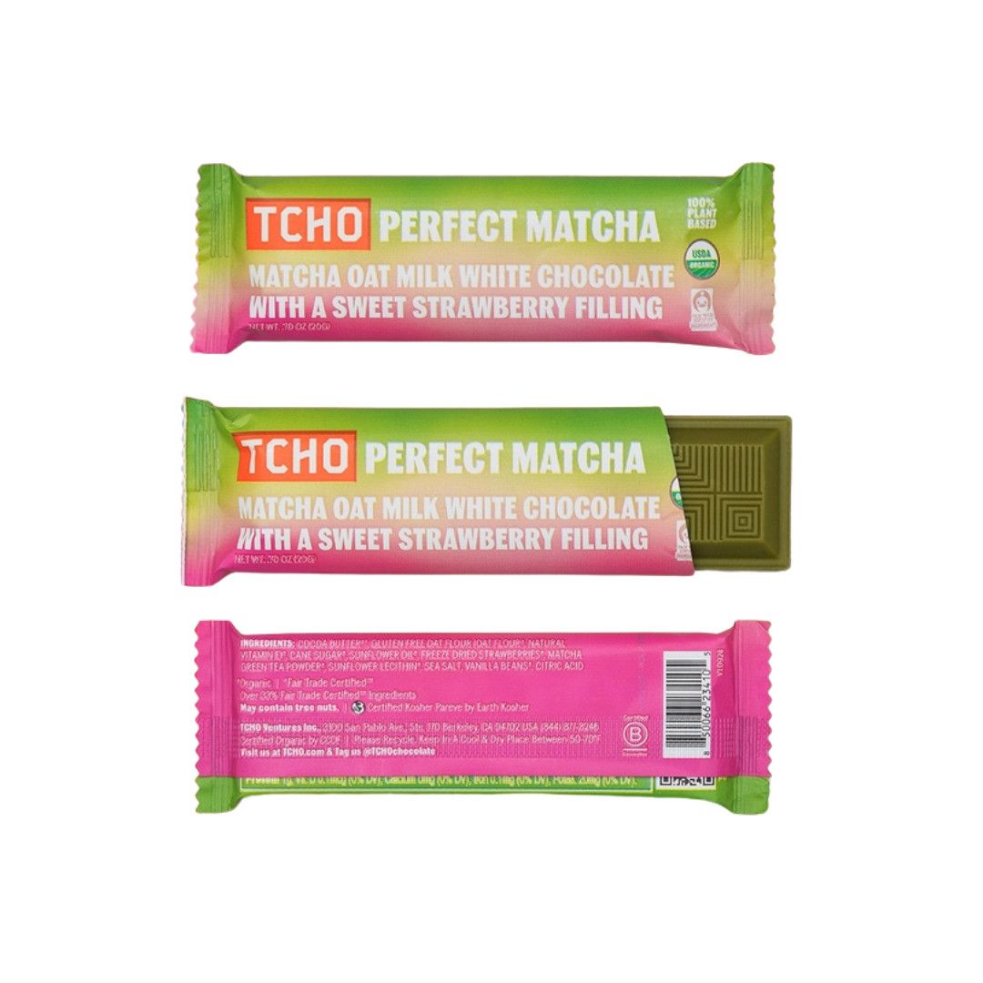 WHITE CHOCOLATE BAR SINGLE, 23G Perfect Matcha