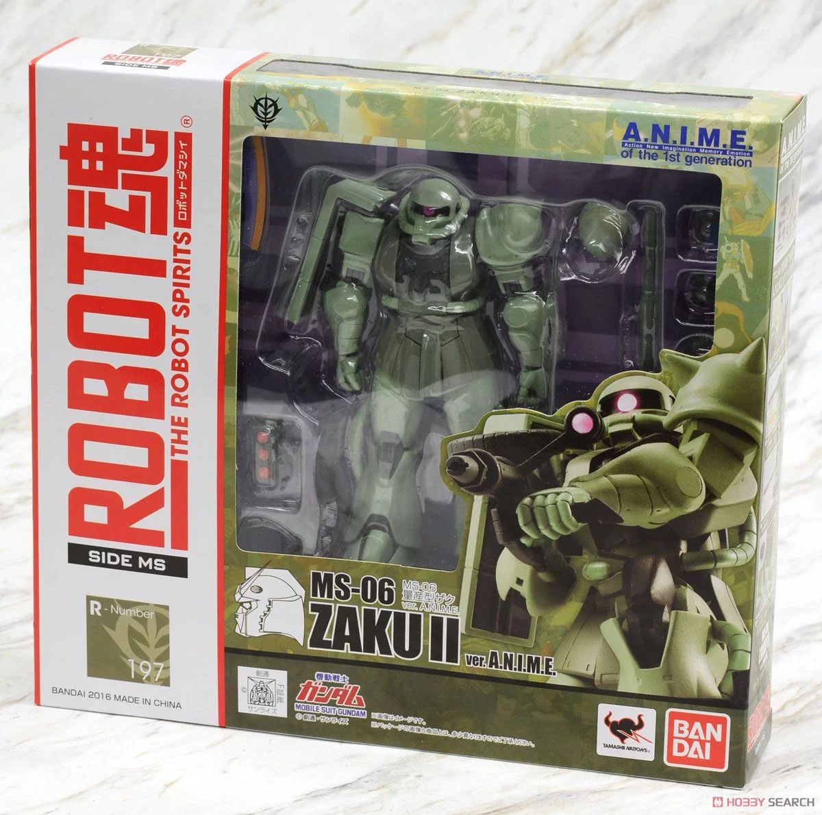 BANDAI SPIRITS MS-06 ZAKU II VER. A.N.I.M.E. FIGURINE