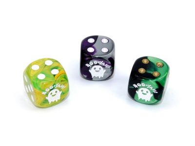 CUSTOM D6 16mm BOO YAH! (Assorted Colors)