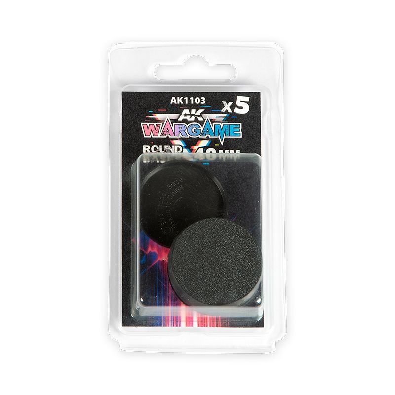 AK INTERACTIVE ROUND BASES 40MM (5 UNITS)