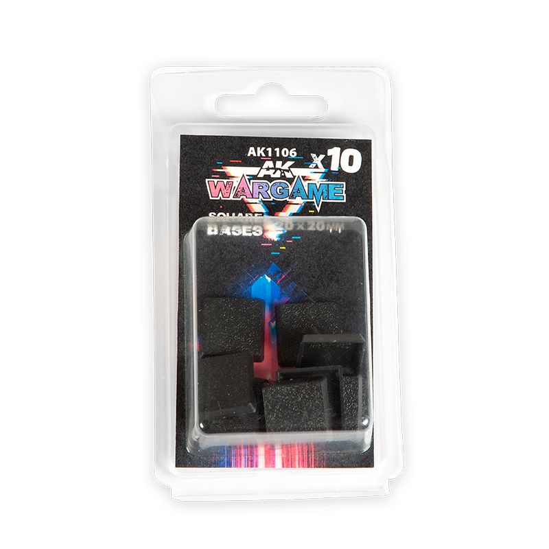 AK INTERACTIVE SQUARE BASES 20MMX20MM (10UNITS)