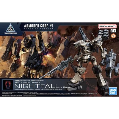 GUNPLA: BANDAI 30MM X ARMORED CORE VI RaD CC-2000 ORBITER/ RAVEN&#39;S NIGHTFALL