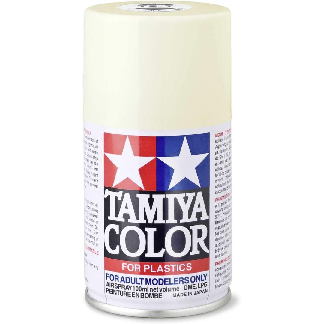 TAMIYA SPRAY LACQUER TS-7 RACING WHITE