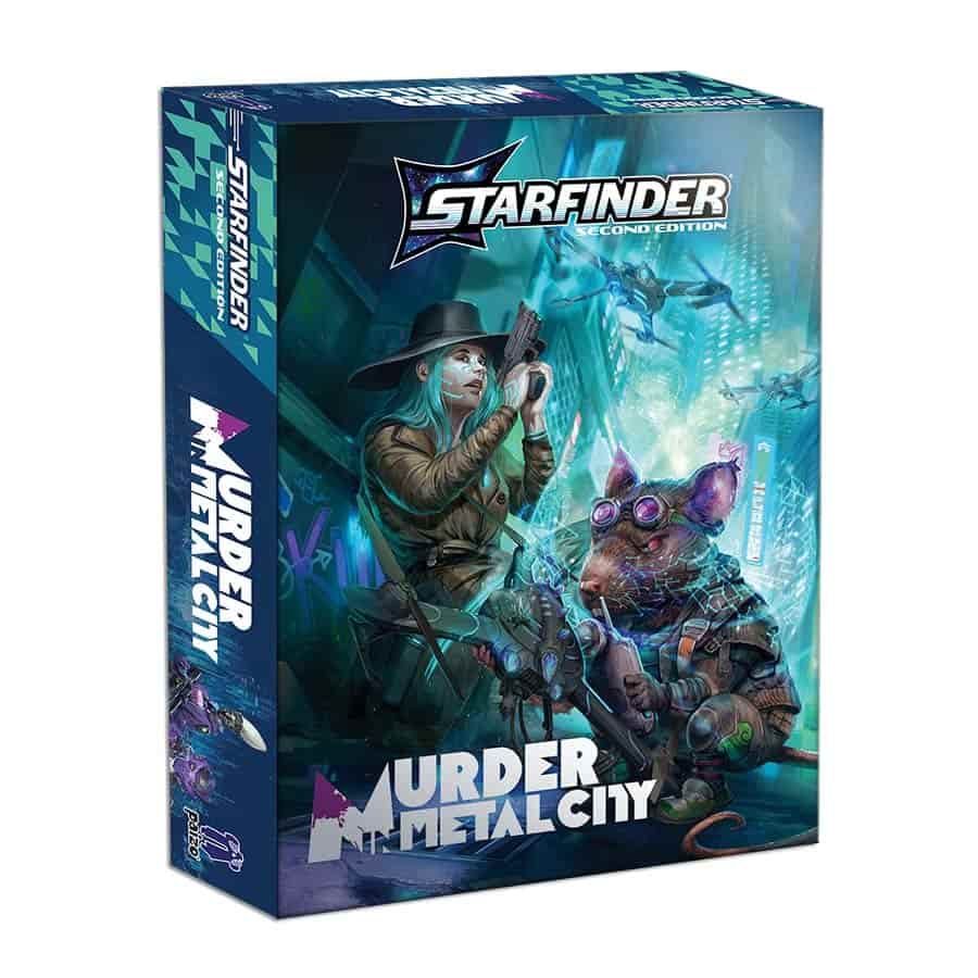 STARFINDER RPG (2E): DELUXE ADVENTURE -  MURDER IN METAL CITY