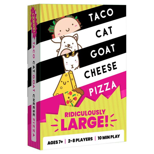TACO CAT GOAT CHEESE PIZZA RIDICULOUSLY LARGE