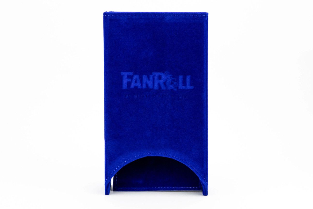 DICE TOWER FOLD UP FELT BLUE