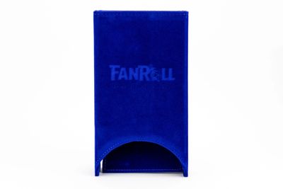 DICE TOWER FOLD UP FELT BLUE