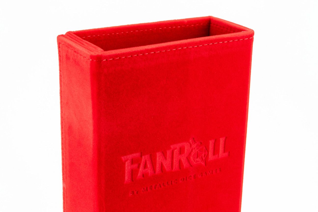 DICE TOWER FOLD UP FELT RED