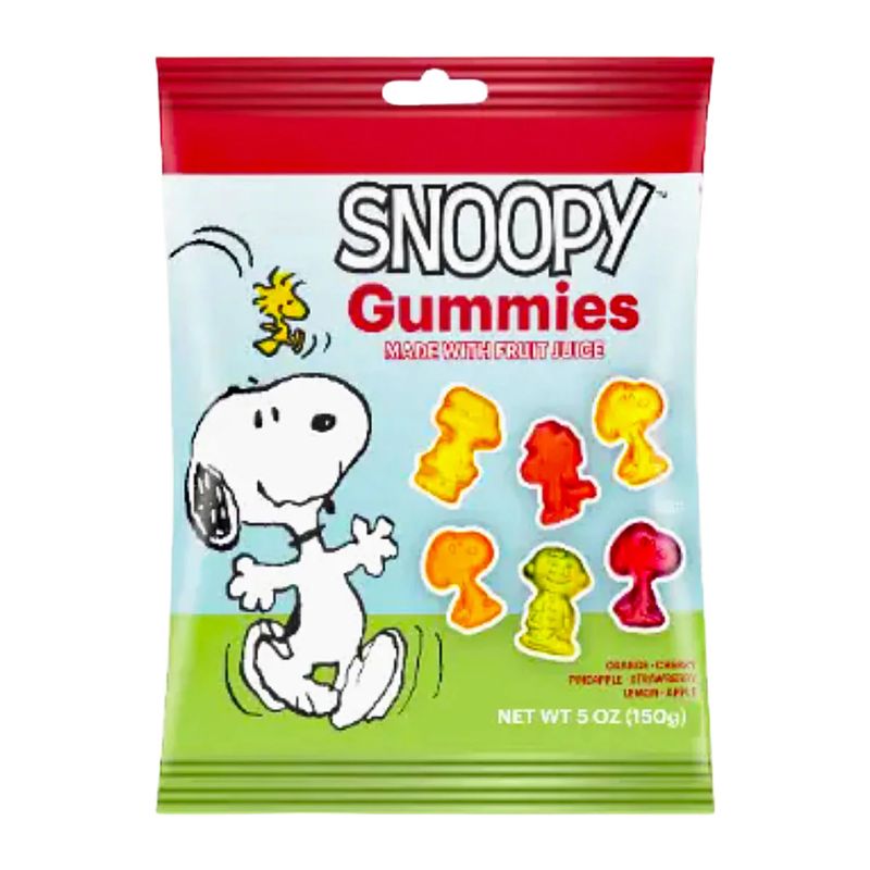 SNOOPY &amp; FRIENDS SHAPED GUMMIES, 5 OZ