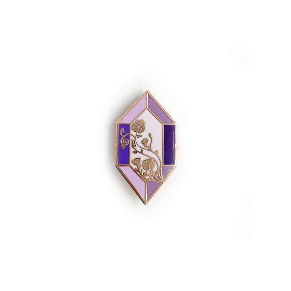 PIN - FLORAL AMETHYST