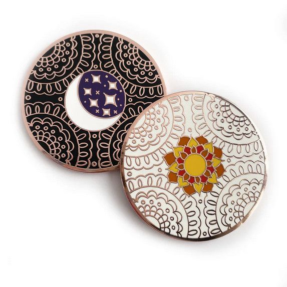 SUN AND MOON DIVINATION COIN