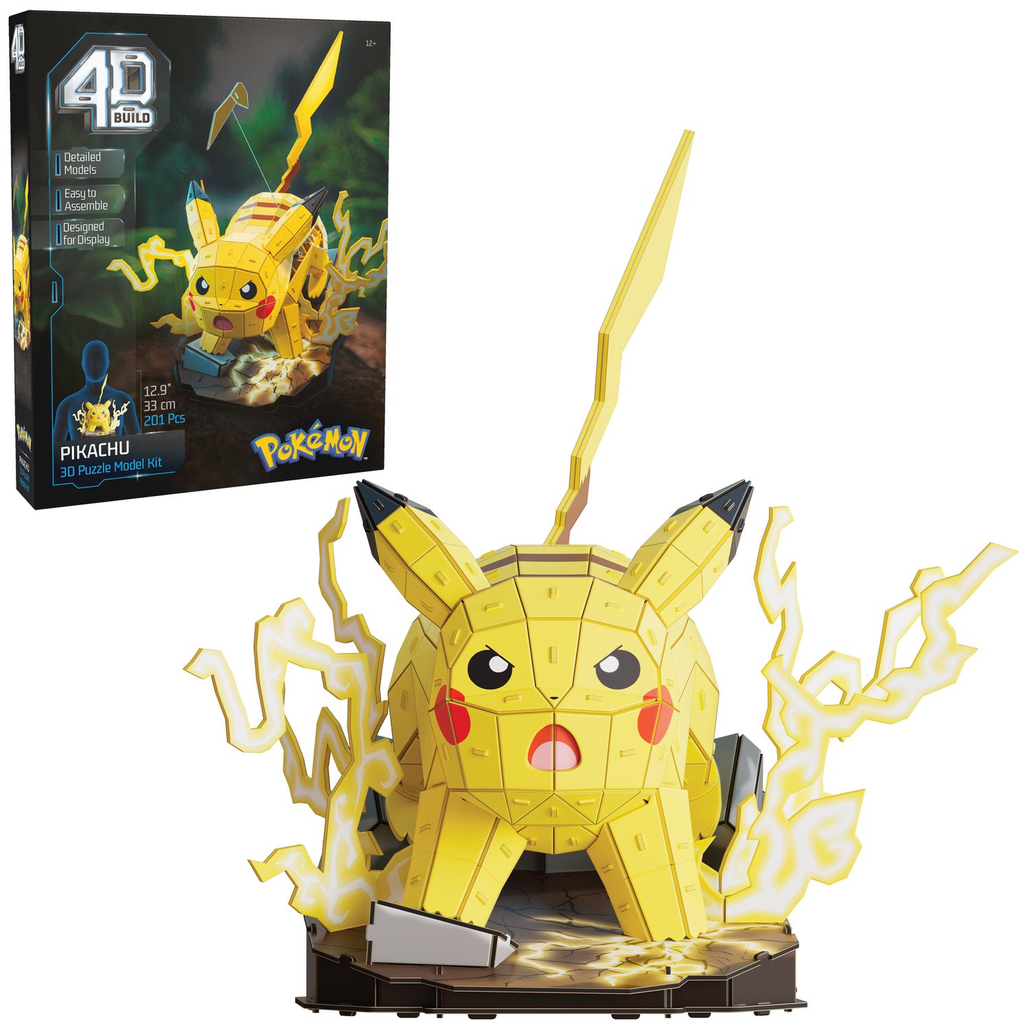 4D BUILD: POKEMON - PIKACHU 3D MODEL KIT